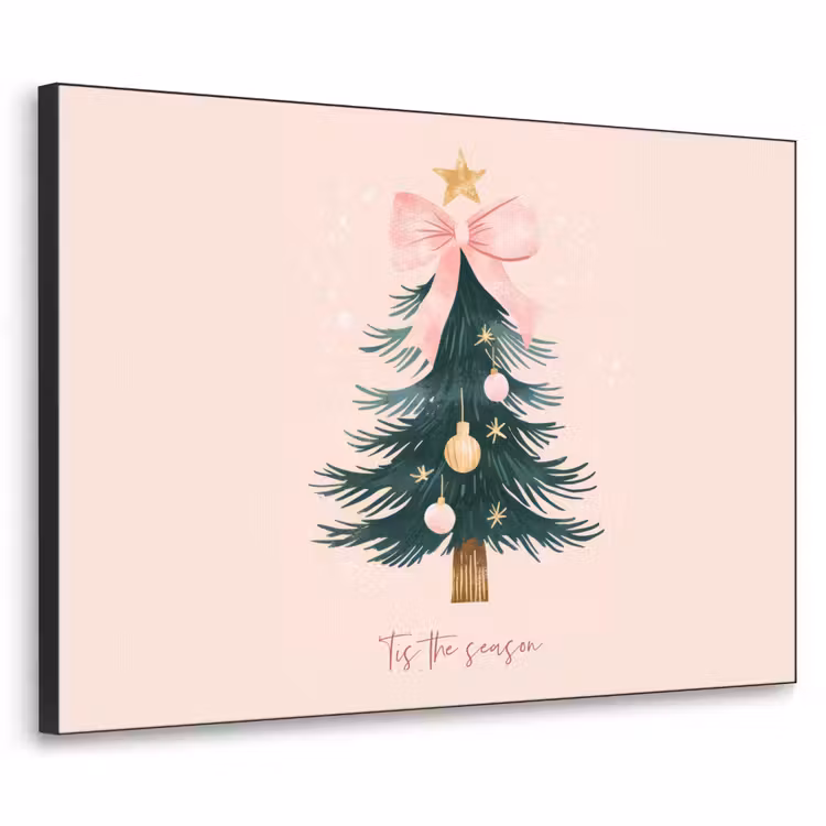 Art Frame - Christmas Season - Kerst - Kerstboom - Roze — 1