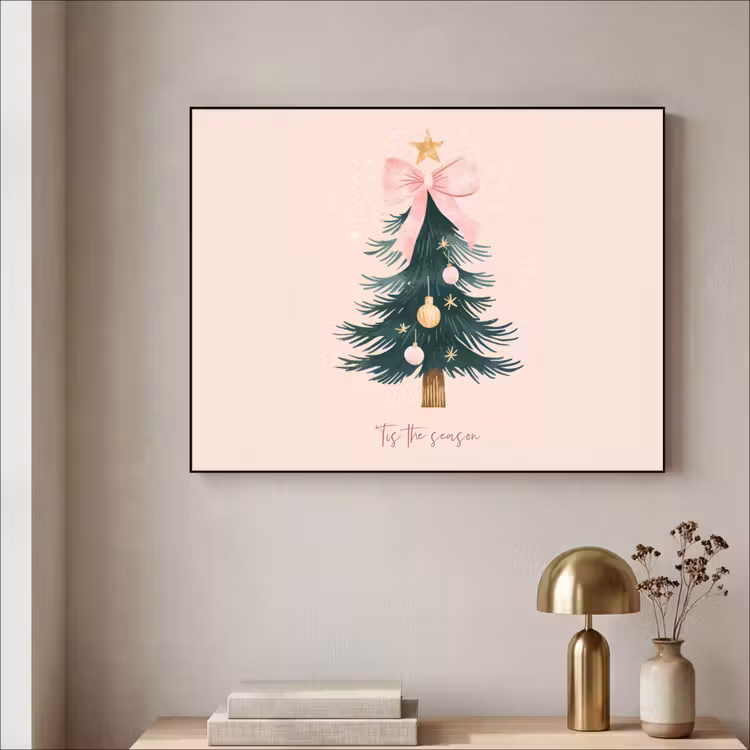 Art Frame - Christmas Season - Kerst - Kerstboom - Roze — 3