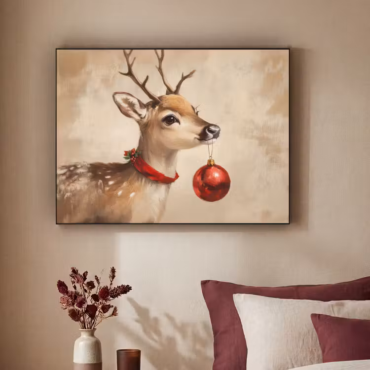 Art Frame - Kerst - Hert - Gewei - Kerstbal - Rendier — 2
