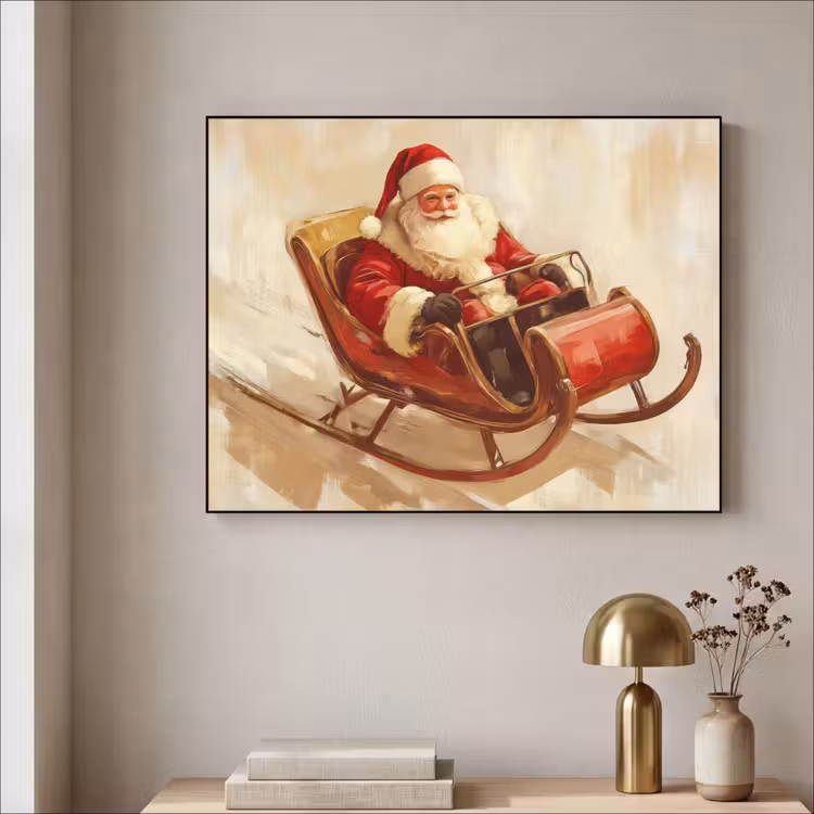 Art Frame - Kerst - Slee - Kerstman — 3