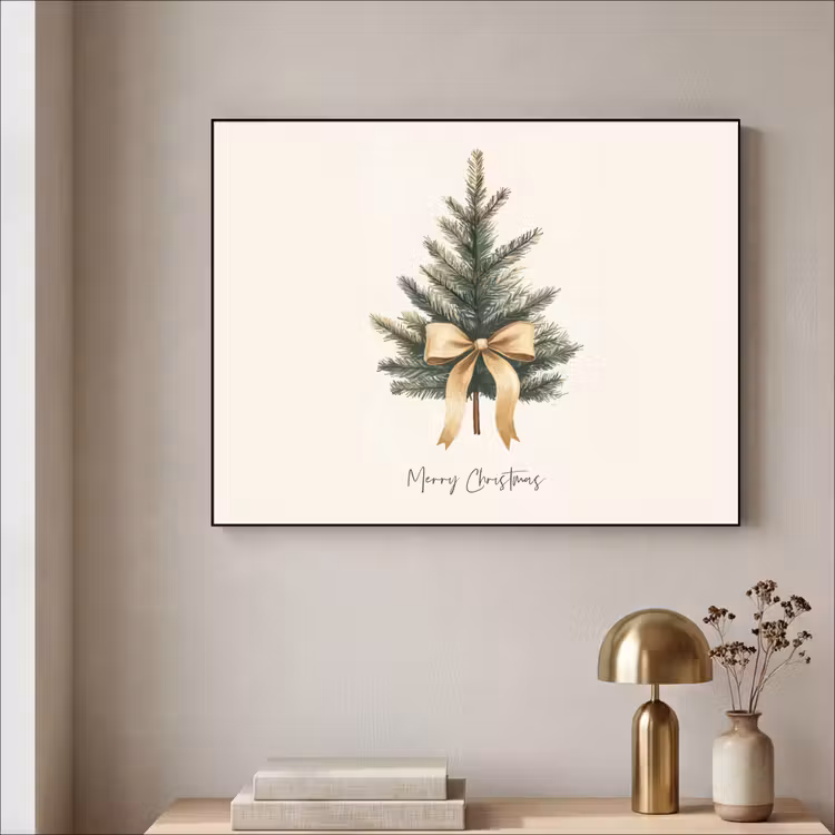 Art Frame - Kerstboom - Kerst - Merry Christmas - Beige — 3
