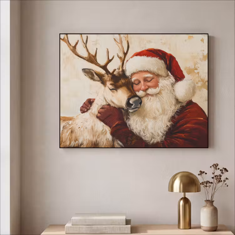 Art Frame - Kerstman - Rendier - Kerst - Christmas — 3