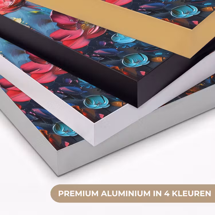 Art Frame - Bloemen - Kleurrijk - Abstract - Verf - Natuur — 5