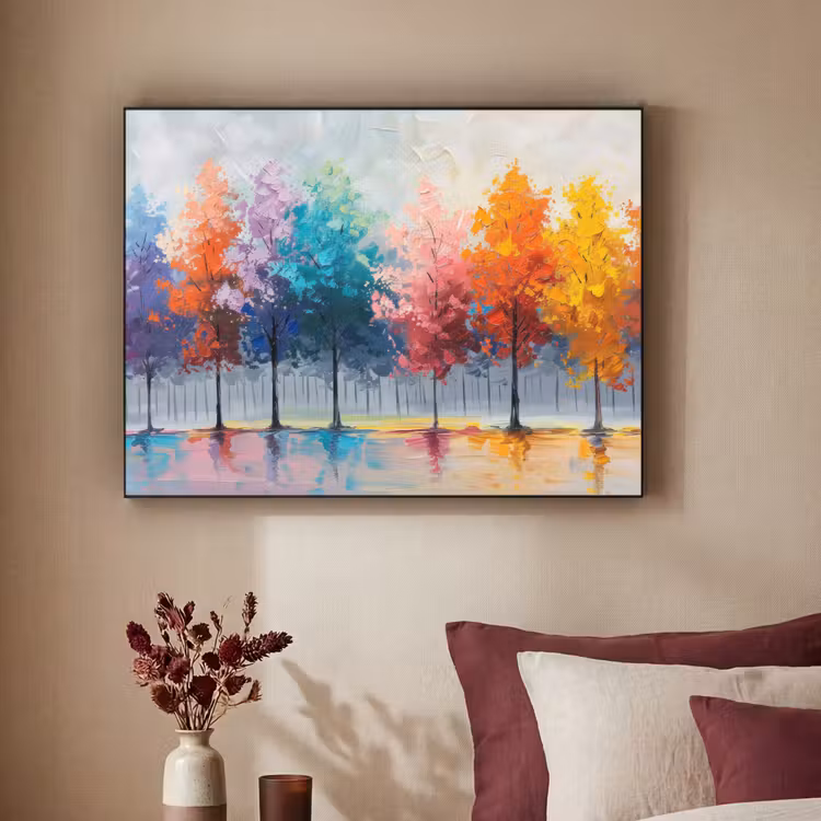 Art Frame - Bomen - Kleurrijk - Natuur - Abstract — 2