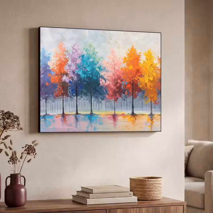Art Frame - Bomen - Kleurrijk - Natuur - Abstract — 4