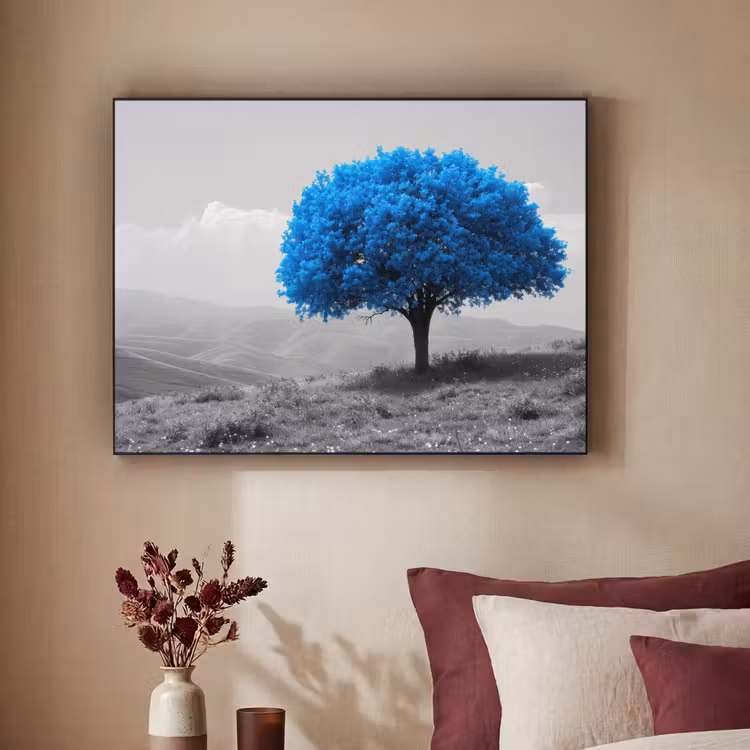 Art Frame - Boom - Natuur - Blauw - Zwart wit — 2