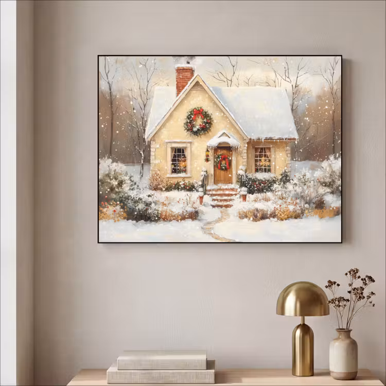 Art Frame - Kerst - Huis - Winter - Sneeuw — 3