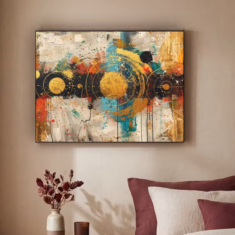 Art Frame - Kunst - Abstract - Aesthetic - Goud — 2