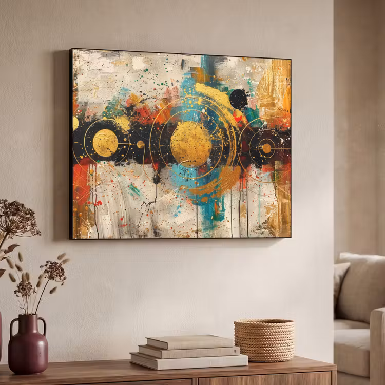 Art Frame - Kunst - Abstract - Aesthetic - Goud — 4