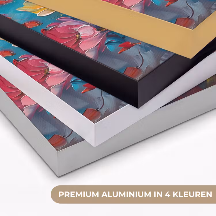Art Frame - Bloemen - Kleurrijk - Verf - Abstract - Kunst — 5