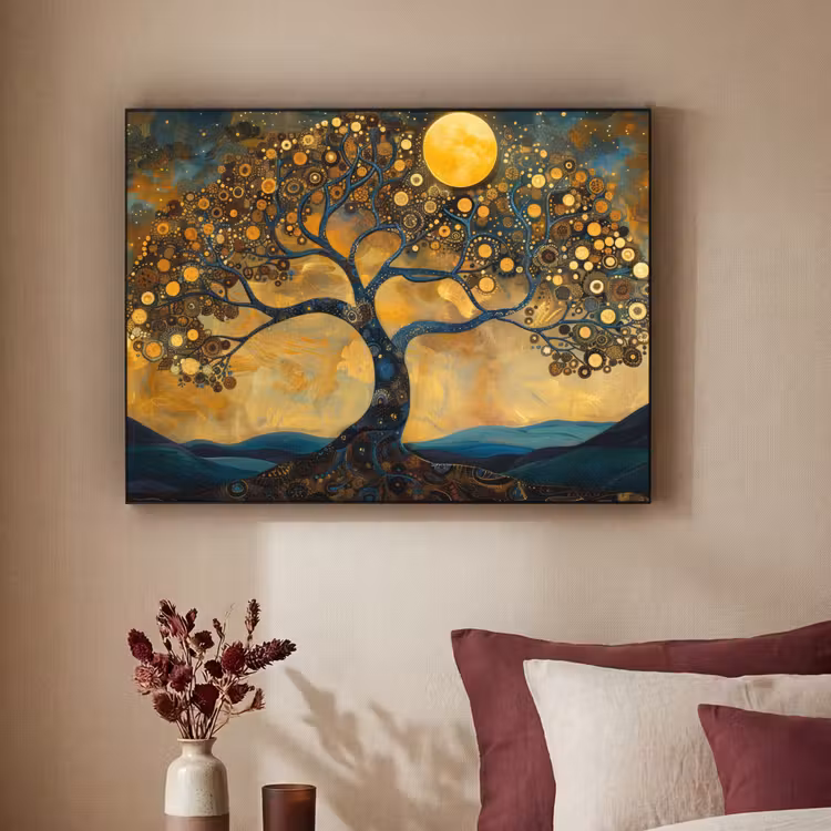 Art Frame - Boom - Industrieel - Abstract - Geel — 2