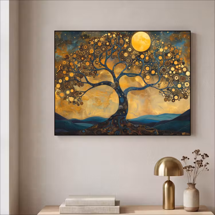 Art Frame - Boom - Industrieel - Abstract - Geel — 3
