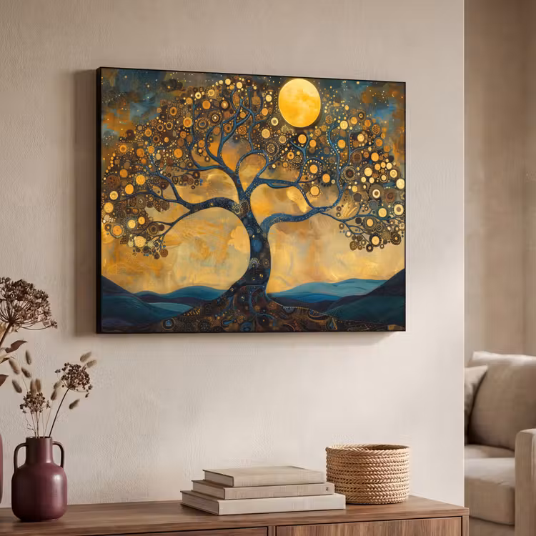 Art Frame - Boom - Industrieel - Abstract - Geel — 4