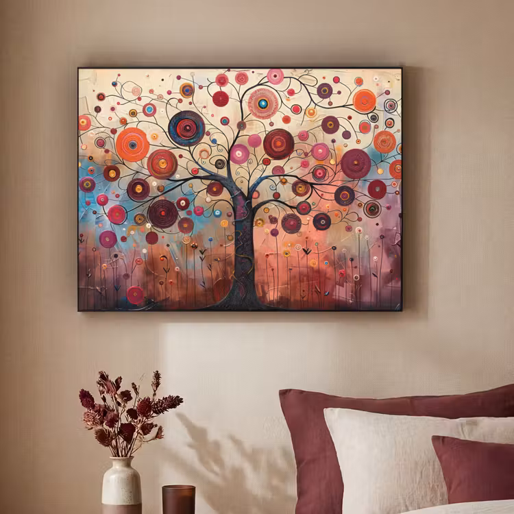Art Frame - Boom - Paars - Abstract - Kunst — 2