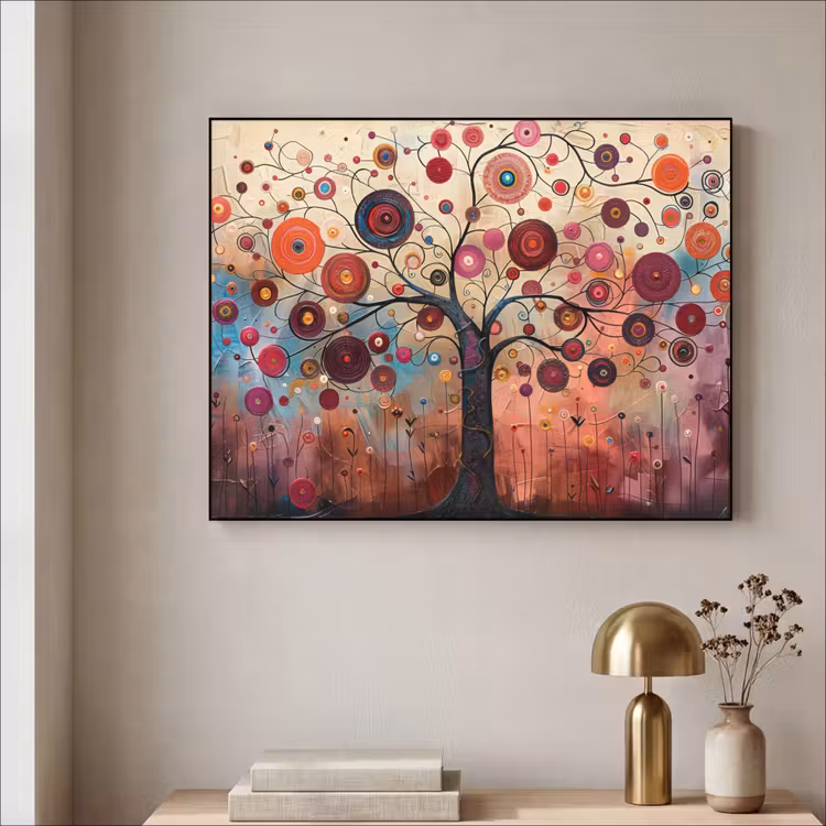 Art Frame - Boom - Paars - Abstract - Kunst — 3