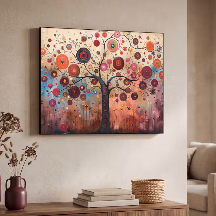 Art Frame - Boom - Paars - Abstract - Kunst — 4