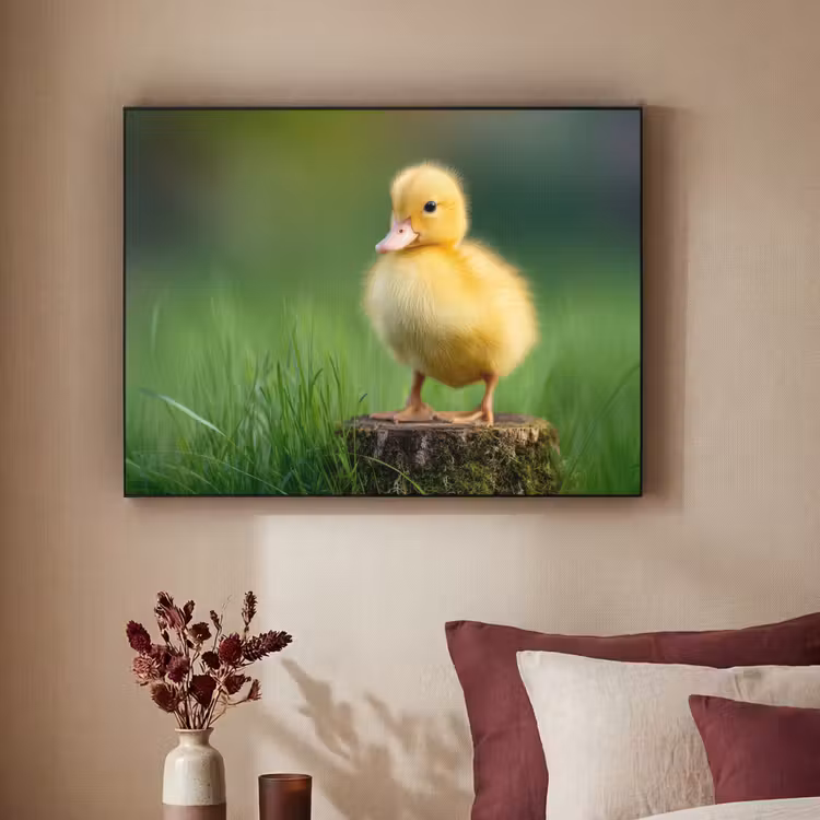 Art Frame - Kuiken - Eend - Geel - Gras — 2