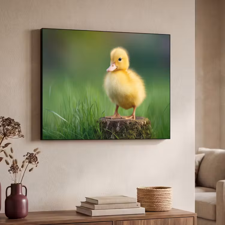 Art Frame - Kuiken - Eend - Geel - Gras — 4