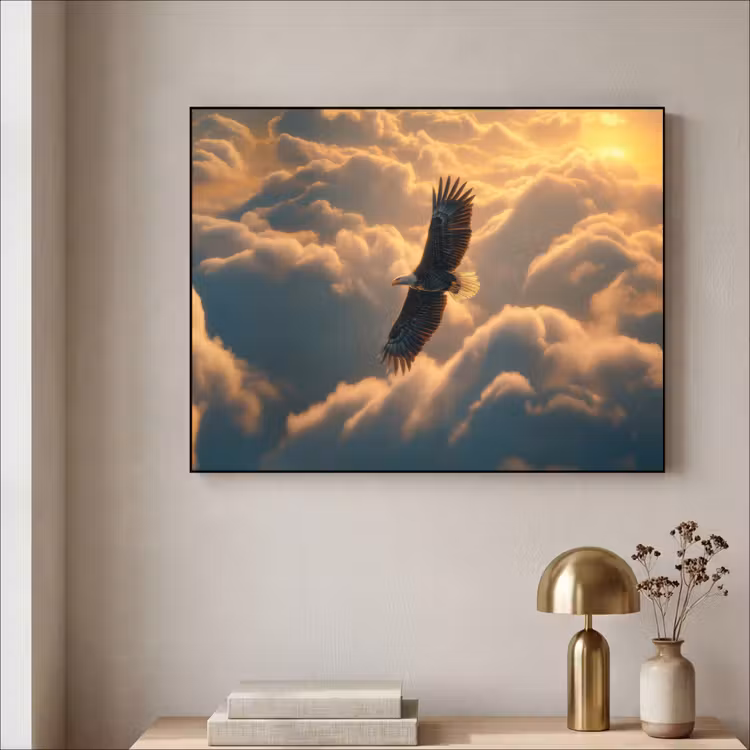 Art Frame - Adelaar - Wolken - Zon — 3