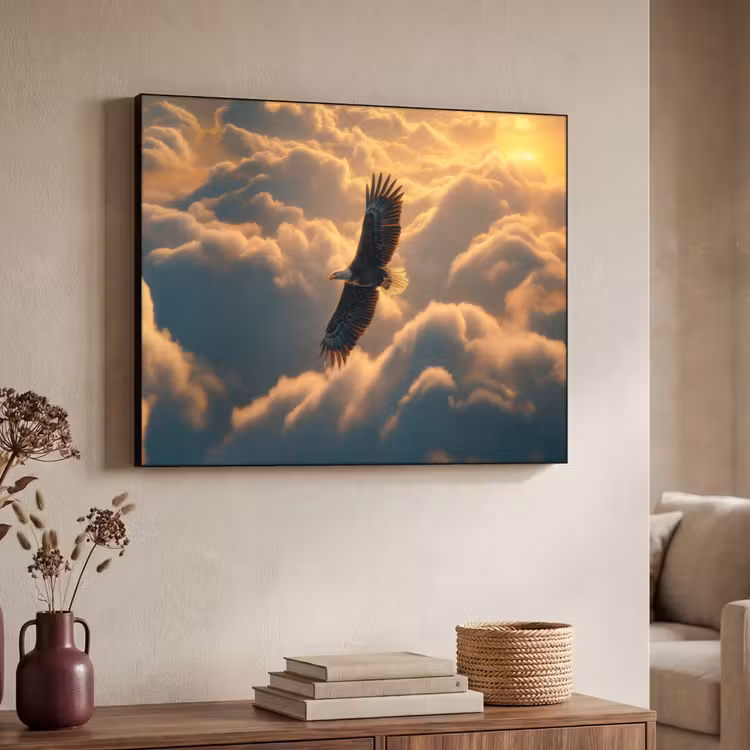 Art Frame - Adelaar - Wolken - Zon — 4