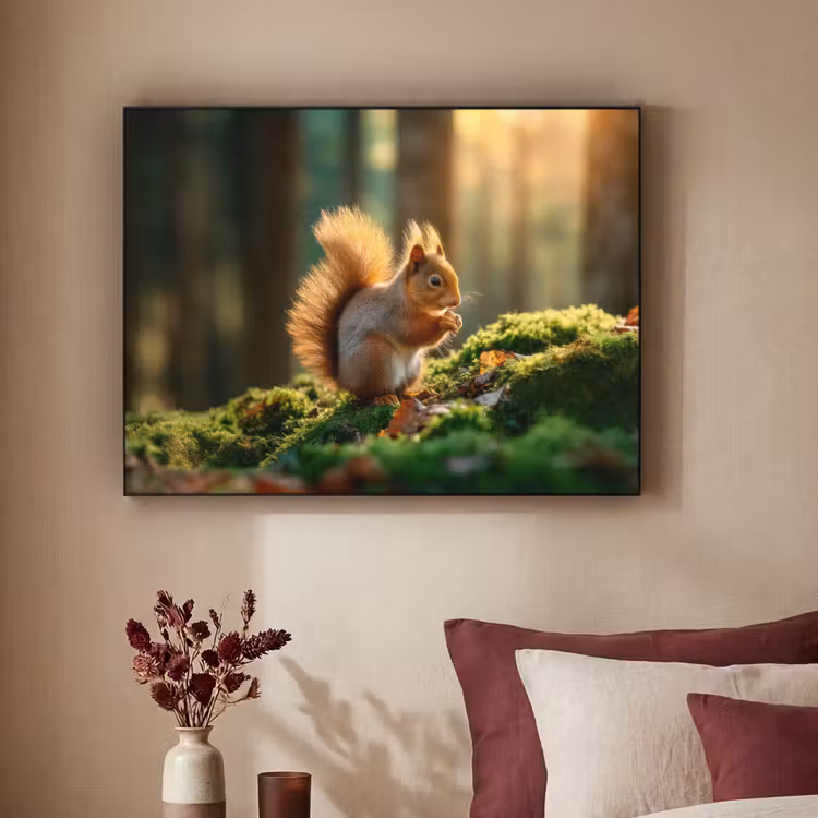 Art Frame - Eekhoorn - Nootje - Gras — 2