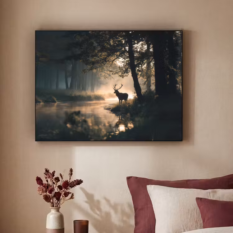 Art Frame - Hert - Bosbeek - Mystiek — 2