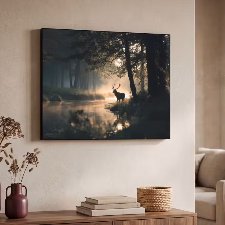 Art Frame - Hert - Bosbeek - Mystiek — 4