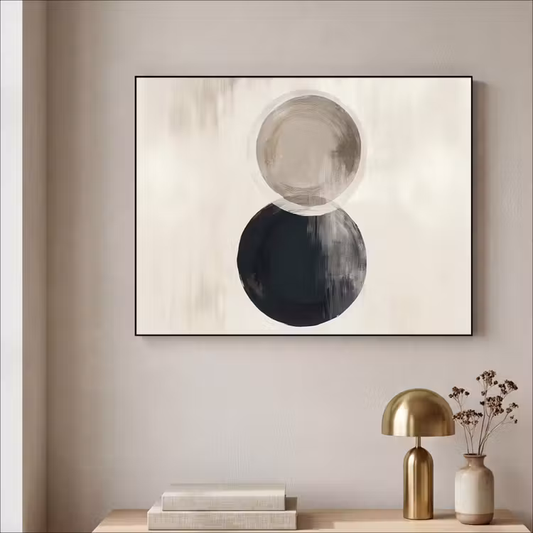 Art Frame - Cirkels - Vorm - Beige - Abstract — 3