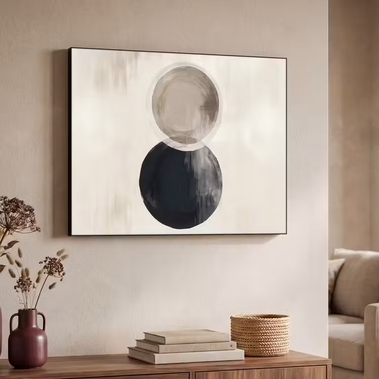 Art Frame - Cirkels - Vorm - Beige - Abstract — 4