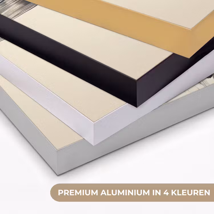 Art Frame - Golven - Penseelstreken - Beige - Minimalistisch — 5