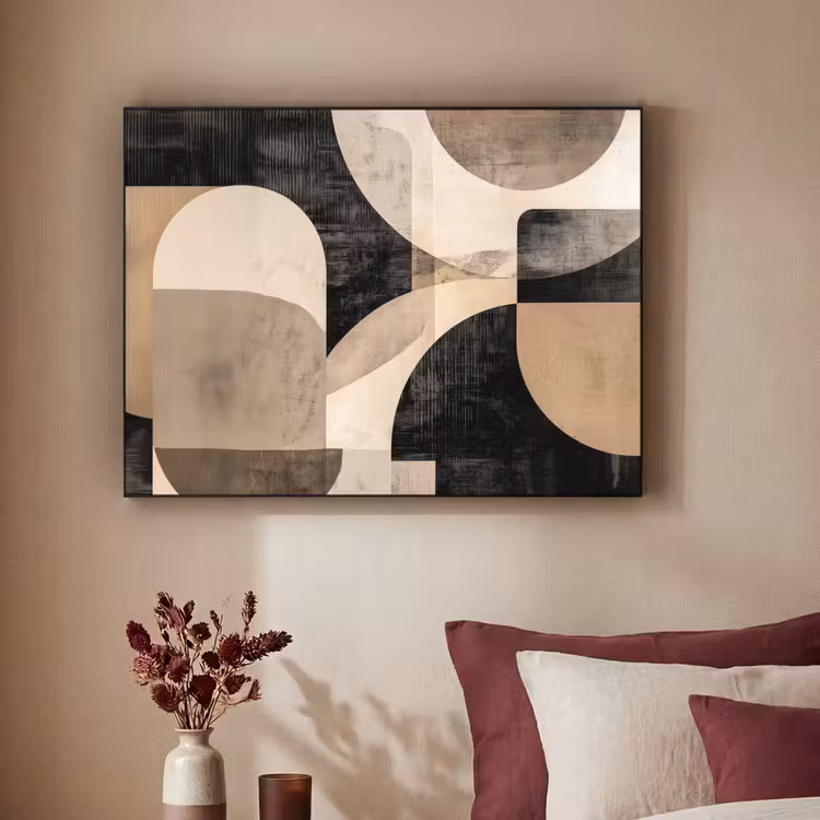 Art Frame - Abstract - Vormen - Modern - Beige — 2