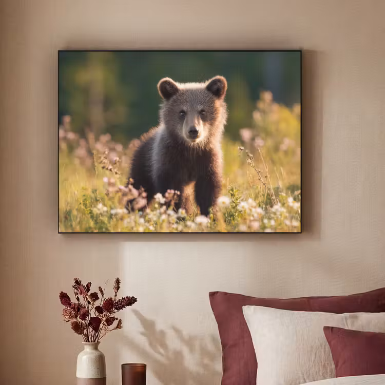 Art Frame - Beer - Bloemenveld - Gras — 2