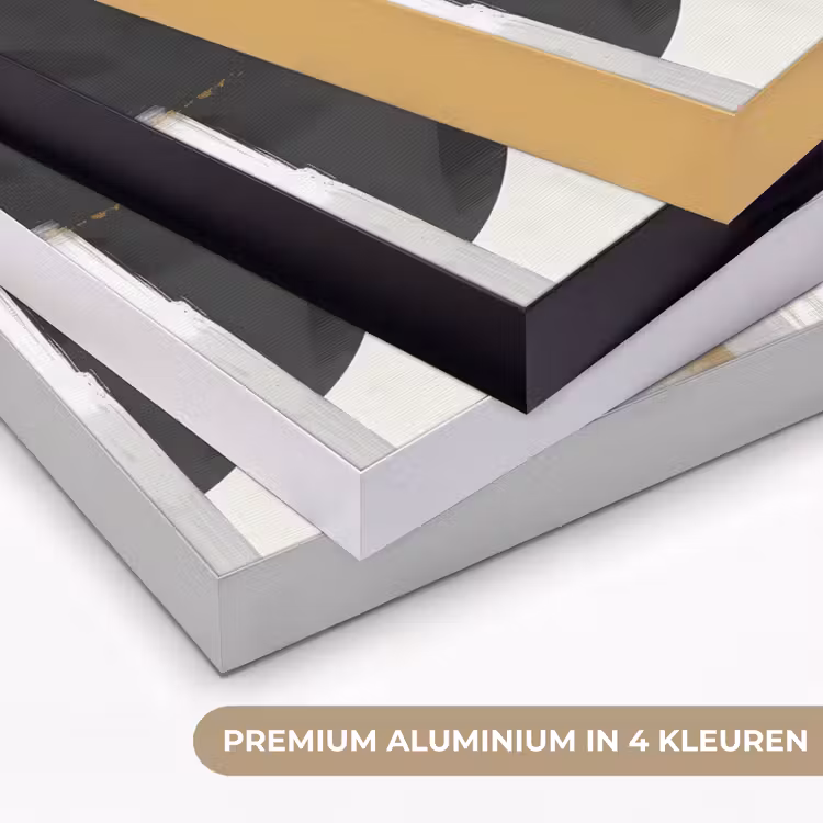 Art Frame - Goud - Rechthoeken - Cirkels - Abstract — 5