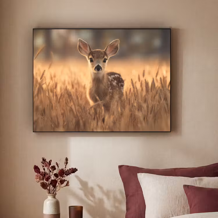 Art Frame - Hert - Graanveld - Bruin — 2