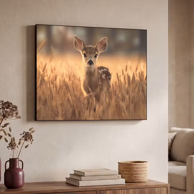 Art Frame - Hert - Graanveld - Bruin — 4