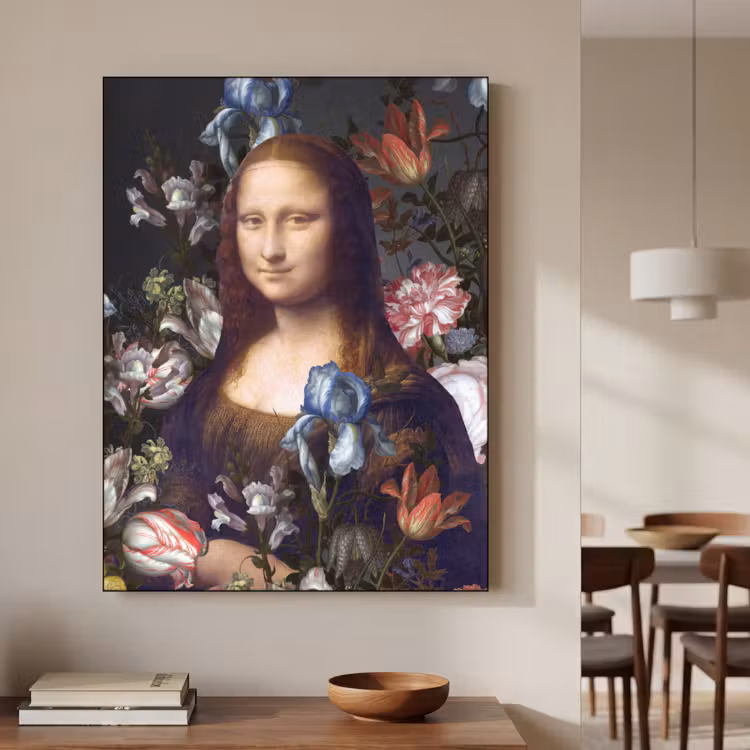 Art Frame - Mona Lisa - Leonardo da Vinci - Bloemen — 3