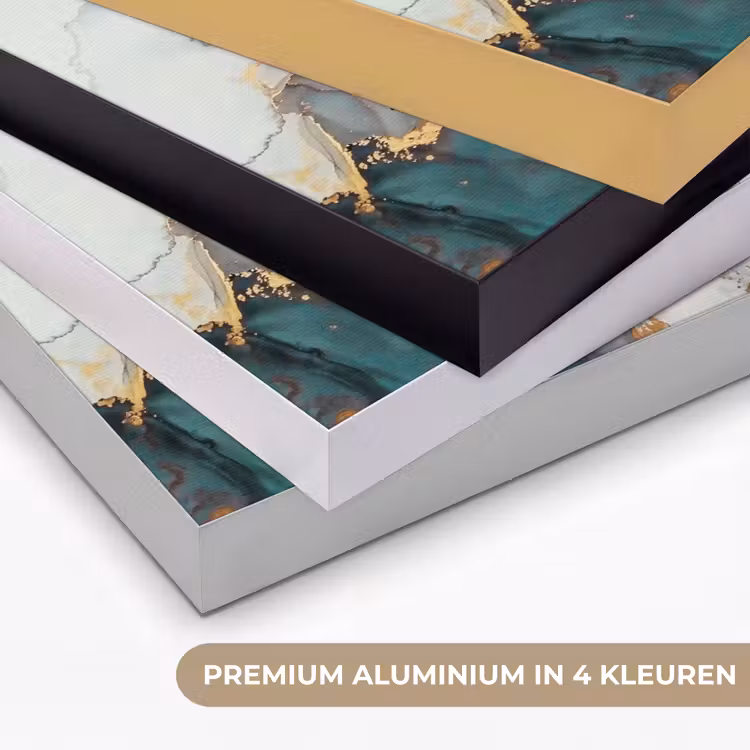 Art Frame - Blauw - Marmer - Goud — 5
