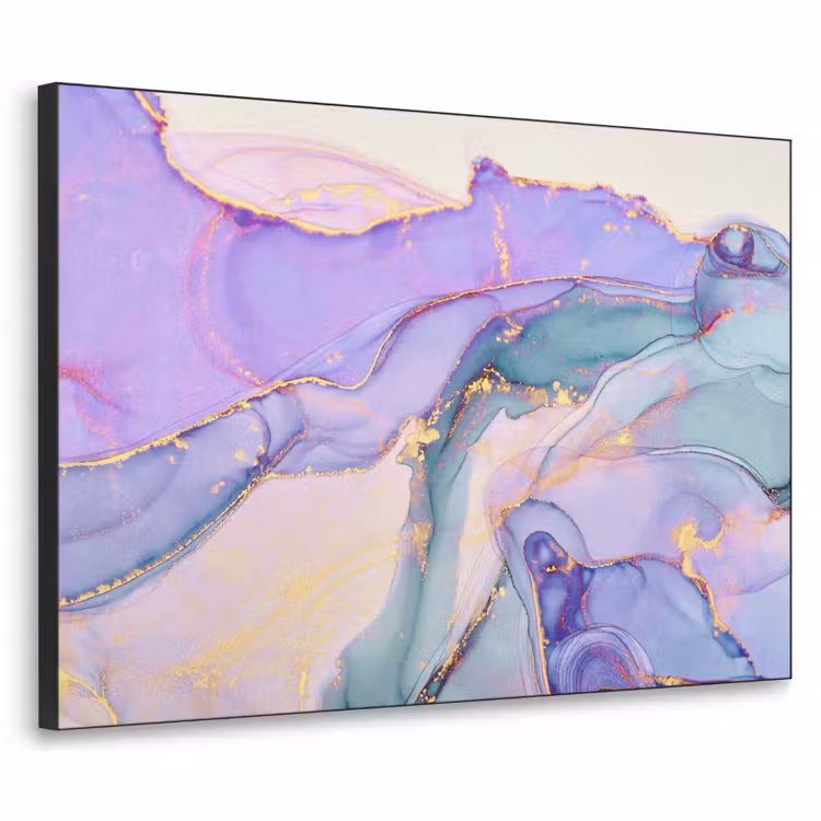 Art Frame - Goud - Marmer - Paars — 1
