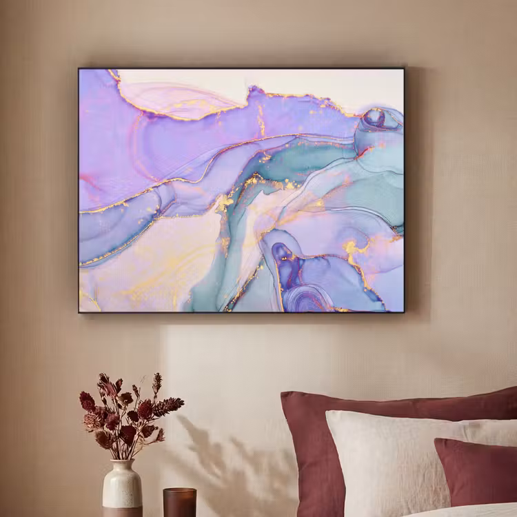 Art Frame - Goud - Marmer - Paars — 2
