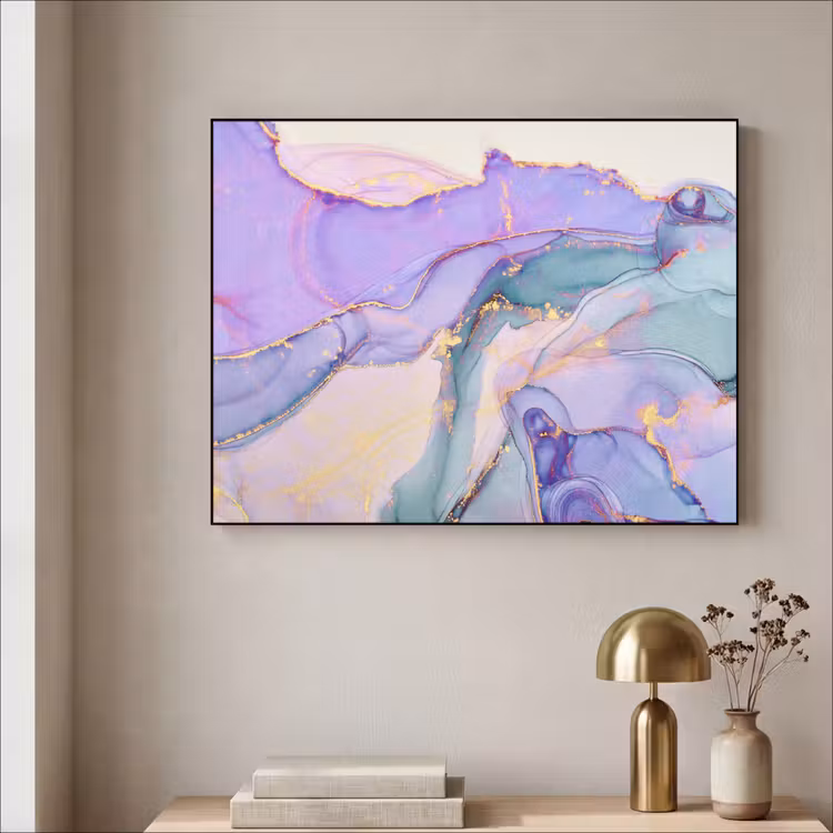 Art Frame - Goud - Marmer - Paars — 3
