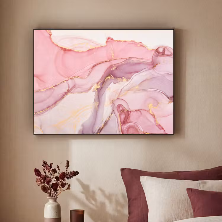 Art Frame - Goud - Marmer - Roze — 2