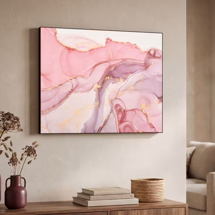 Art Frame - Goud - Marmer - Roze — 4