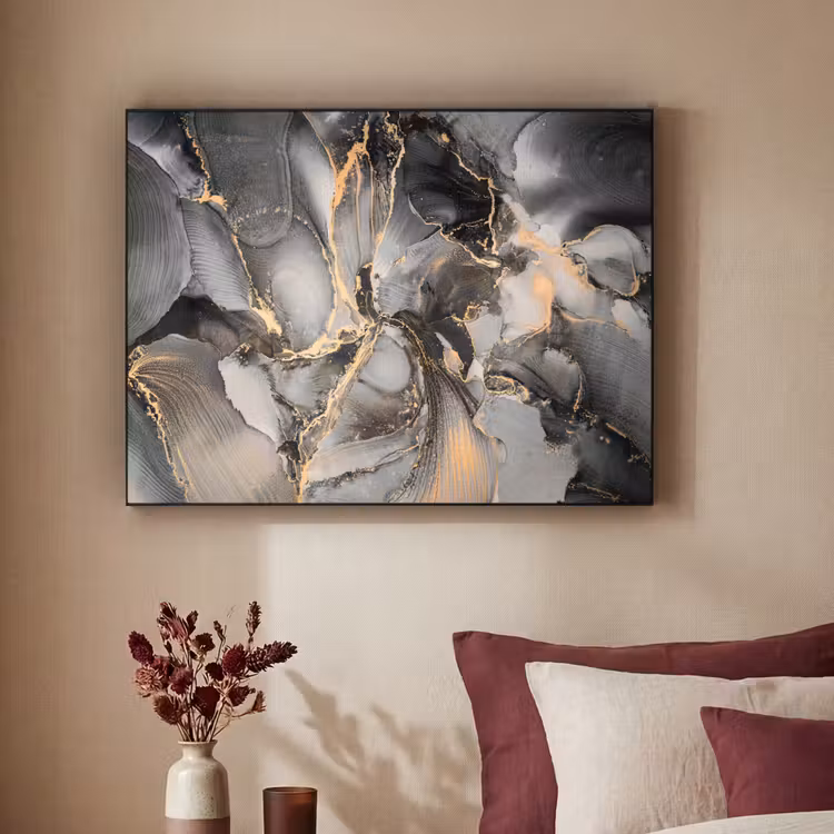 Art Frame - Grijs - Luxe  - Goud - Marmer — 2