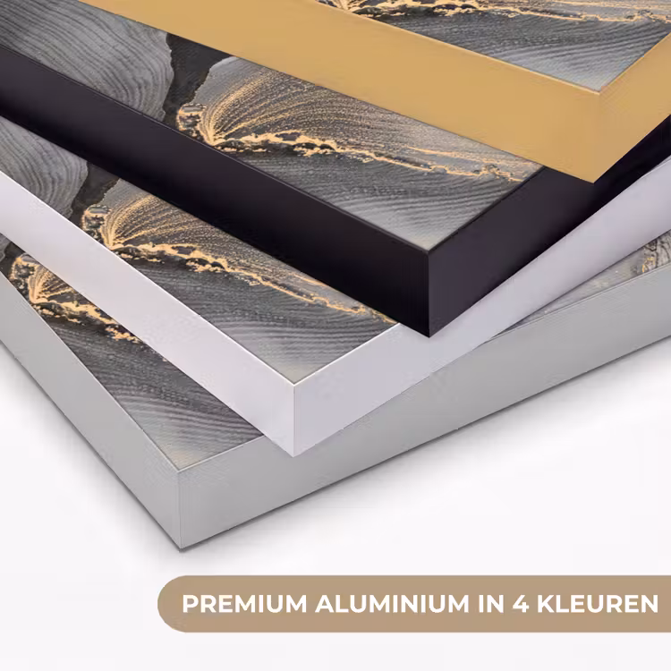 Art Frame - Grijs - Luxe  - Goud - Marmer — 5