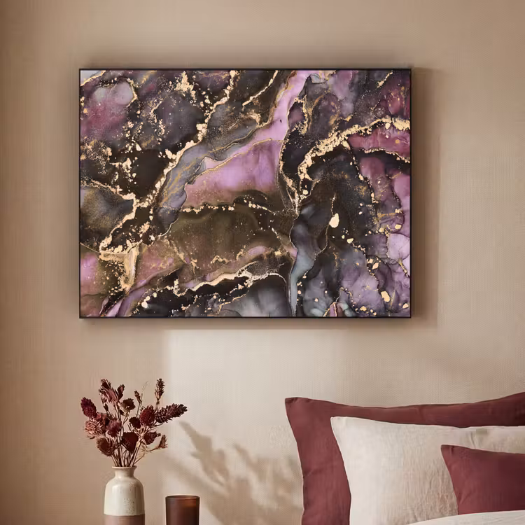 Art Frame - Marmer - Gold - Steen - Abstract — 2