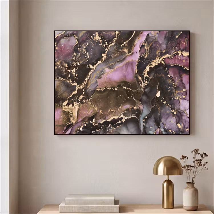 Art Frame - Marmer - Gold - Steen - Abstract — 3