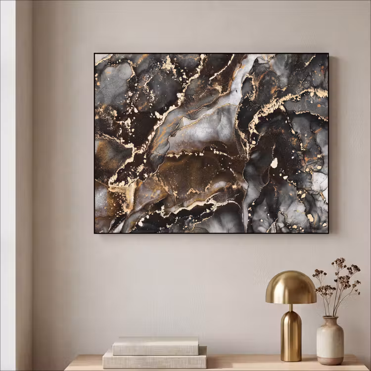 Art Frame - Marmer - Goud - Glitter - Luxe — 3