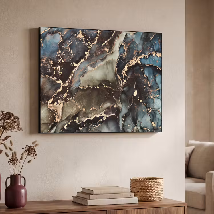 Art Frame - Marmer - Goud - Groen — 4