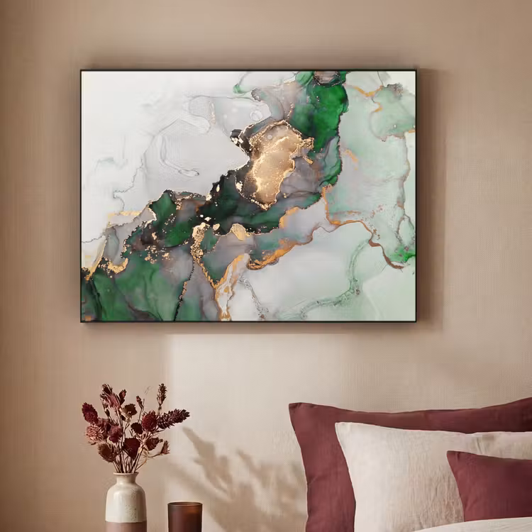 Art Frame - Marmer - Goud - Groen - Luxe — 2