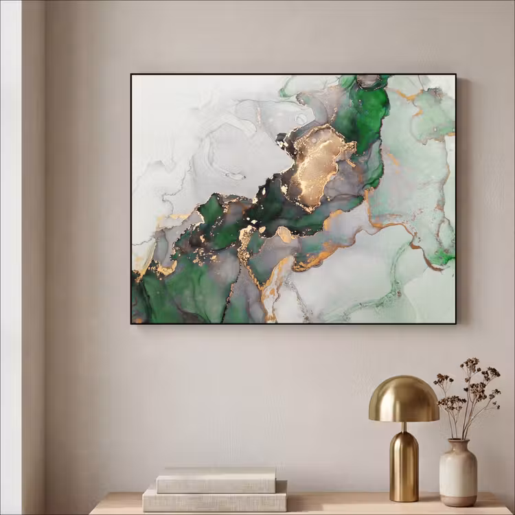 Art Frame - Marmer - Goud - Groen - Luxe — 3